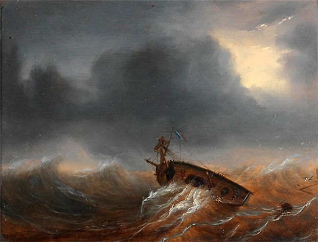 shipwrecked on the high seas